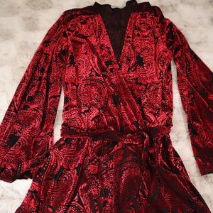 Velvet romper